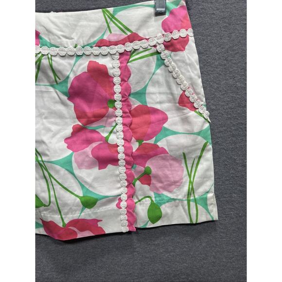 Lilly Pulitzer Pansy Floral Multicolor Skort Womens Size 6 - Picture 2 of 11